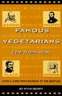 <b>Famous Vegetarians and their Favorite Recipes</b><br>
<i>by Rynn Berry</i><br>
buy direct from:
<a href="http://www.amazon.com/exec/obidos/ASIN/0962616915/internationalveg"><font color="#ff0000">amazon.com [USA]</font></a><br>